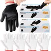 Janmercy 200 Pcs Disposable BBQ Nitrile Gloves with 4 Pairs