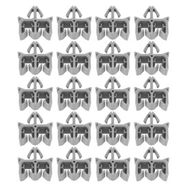 ECSiNG Pack of 20 retaining clips for car brake line, 32.5 x 17 mm, plastic retaining clips for brake line, compatible with VW, compatible with Toyota