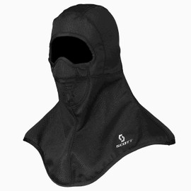 Scott Wind Warrior Balaclava Motorcycle / Bicycle Balaclava Black 2024: Size: XXL/XXXL