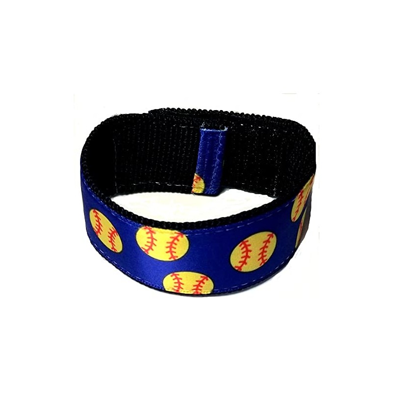 Fastpitch Softball sleeve scrunchies royal blue. (Pair) from ORIGINAL USA