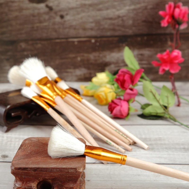 10PCS Manual Pollination Brush Set Pollinator Tool Handheld Garden Pollination