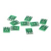 fatteryu 10 Pcs Double-Side SMD SOT23-3 To DIP SIP3 Adapter
