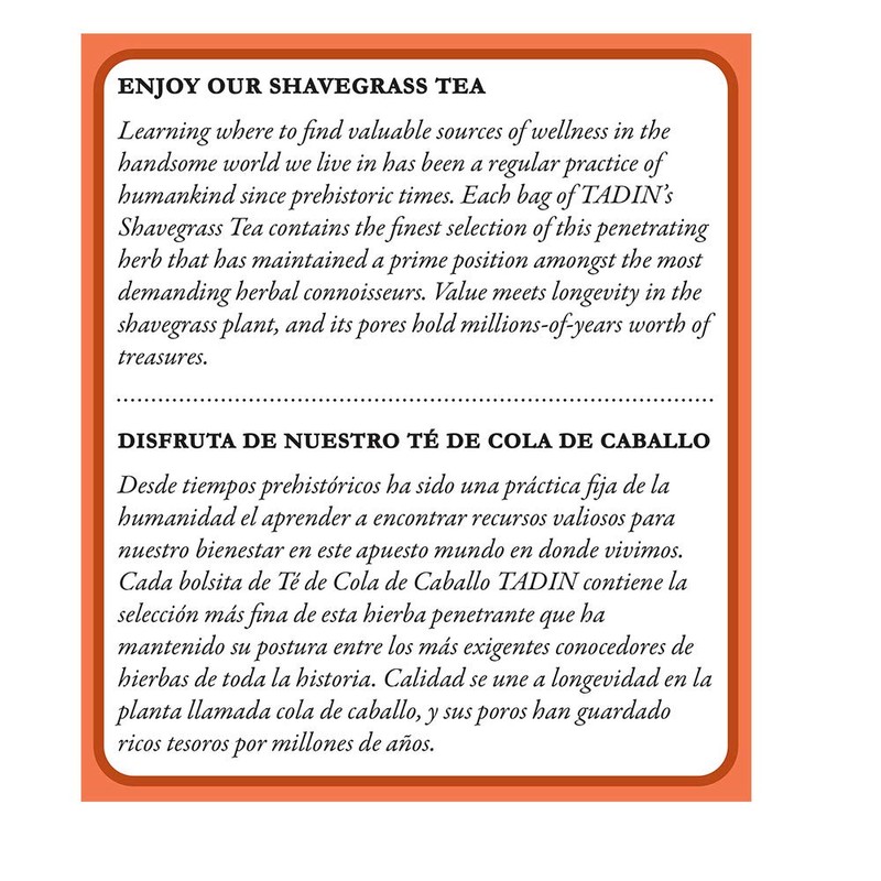 Tadin Tea, Cola De Caballo (Shave Grass) Tea, 24-count Tea