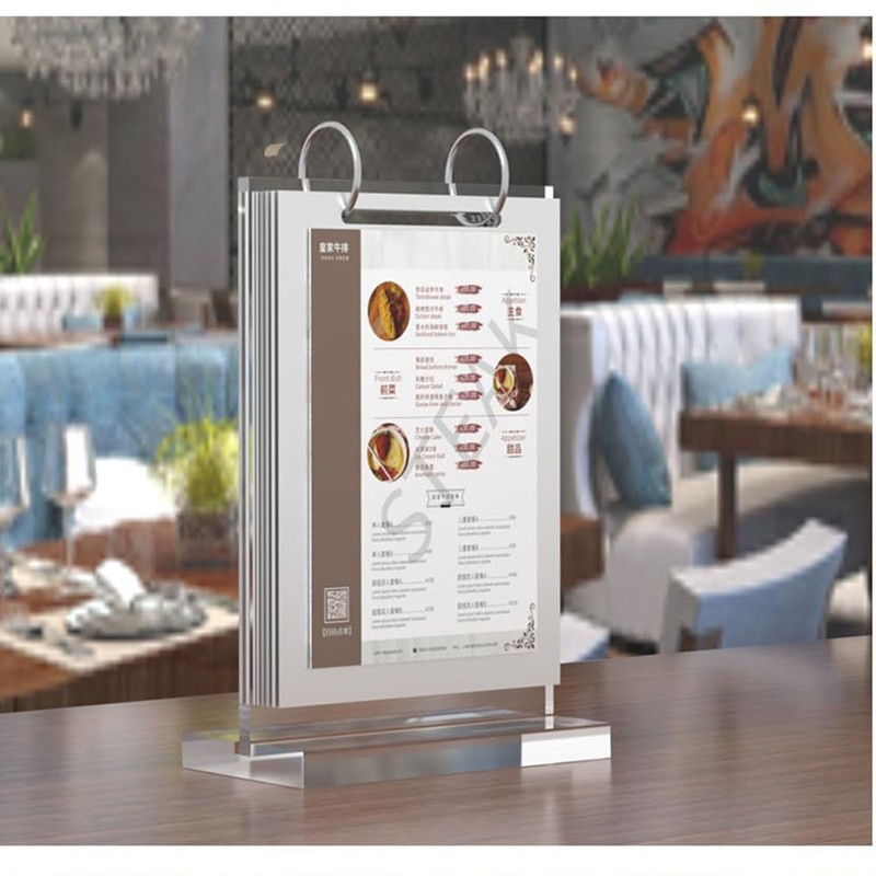 Niciksty A5 Acrylic Stand Table Stand A5 Acrylic Table Card