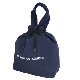 At First AF6360 Insulated Lunch Bag, Drawstring Bag, Lunch Bag, Colors, Navy