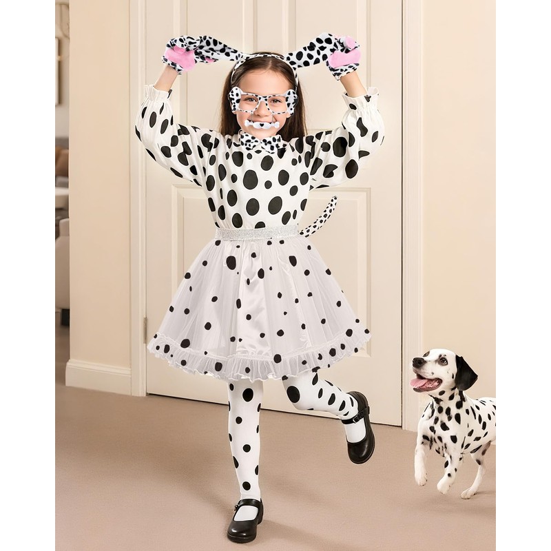 JoltMemori - Disfraz de perro manchado de Halloween para adultos