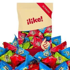 WarheadsPopping Sour Candy | 24 Pieces Pack | Assorted Fruit Flavors | Sour Popping Rocks in Individual Pouches | Popping Halloween Candy for Kids' Celebrations