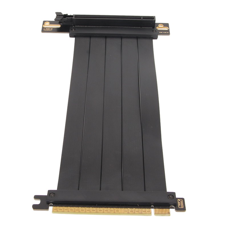 PCIE 4.0 X16 Riser Cable High Speed Flexible Extender Card