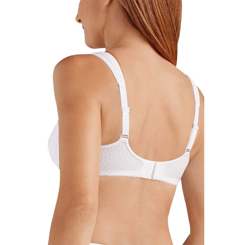 AMOENA Women's Mona Molded Wire-Free Bra, White, 32AA