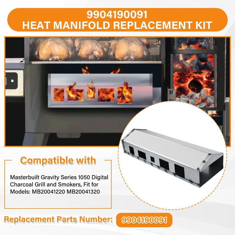 COMVIEE Heat Manifold Replacement Kit for Masterbuilt Gravity Series 1050