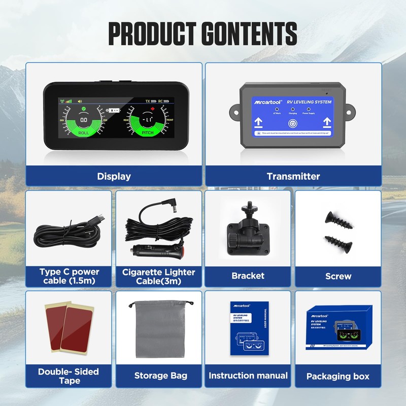 BELEY Rv Leveling System, Camper Must Haves No App &