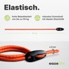 Set of 4 Tension Ropes for Attaching Warning Boards, Rubber