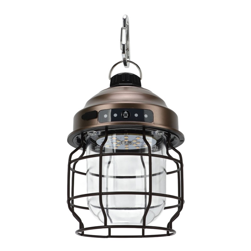 LED Camping Lantern Retro Style Portable Outdoor Rechargeable Camping Lights