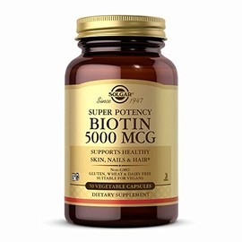 Solgar Biotin 5000 µg Vegetable Capsules - 50 count (pack of 1)