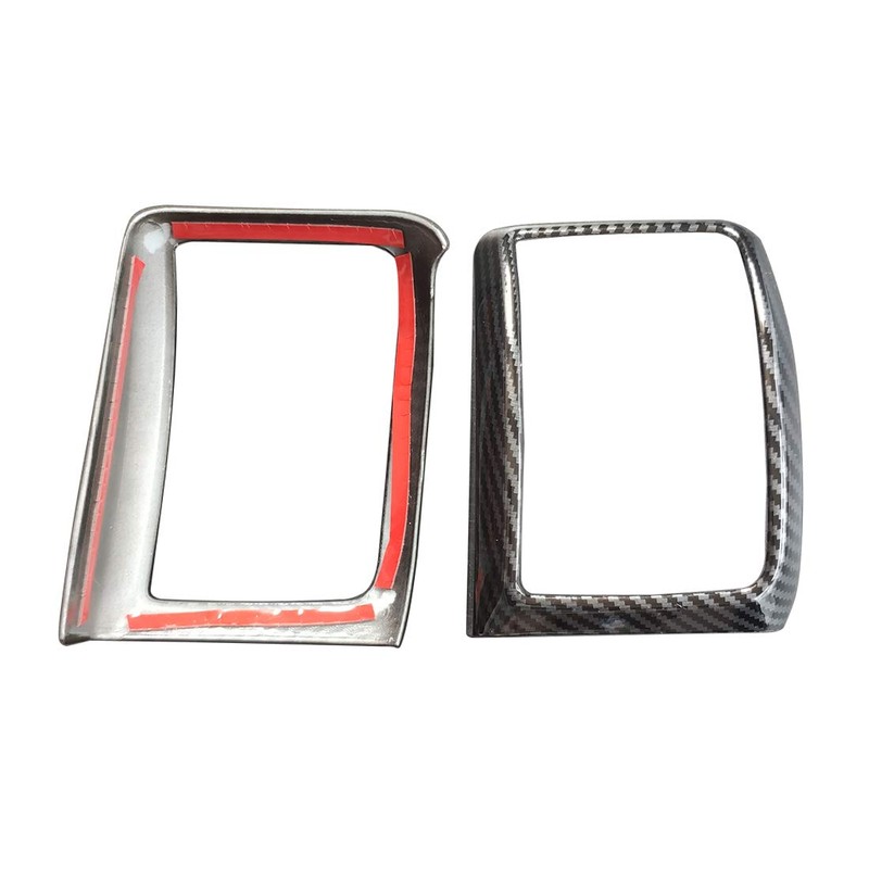 4pcs Carbon Fiber Color Air Conditioning Dashboard Vent Cover Fit