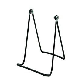 GIBSON HOLDERS 2ATB Adjustable Wire Display Easel, 3.5" W x 5.75" H with 1.5" Display Ledge, Black
