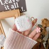 MINSCOSE Compatible with AirPods 4 Clear Case,Cute Flower Pattern Design