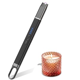 Encendedor Eléctrico Recargable Sin Llama, Encendedor de Plasma Seguro y Portátil, carga USB, adecuado para velas, estufa de gas, barbacoa de camping