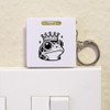 Azeeda 'Frog Prince' Keyring Tape Measure/Spirit Level Tool (KM00040657)