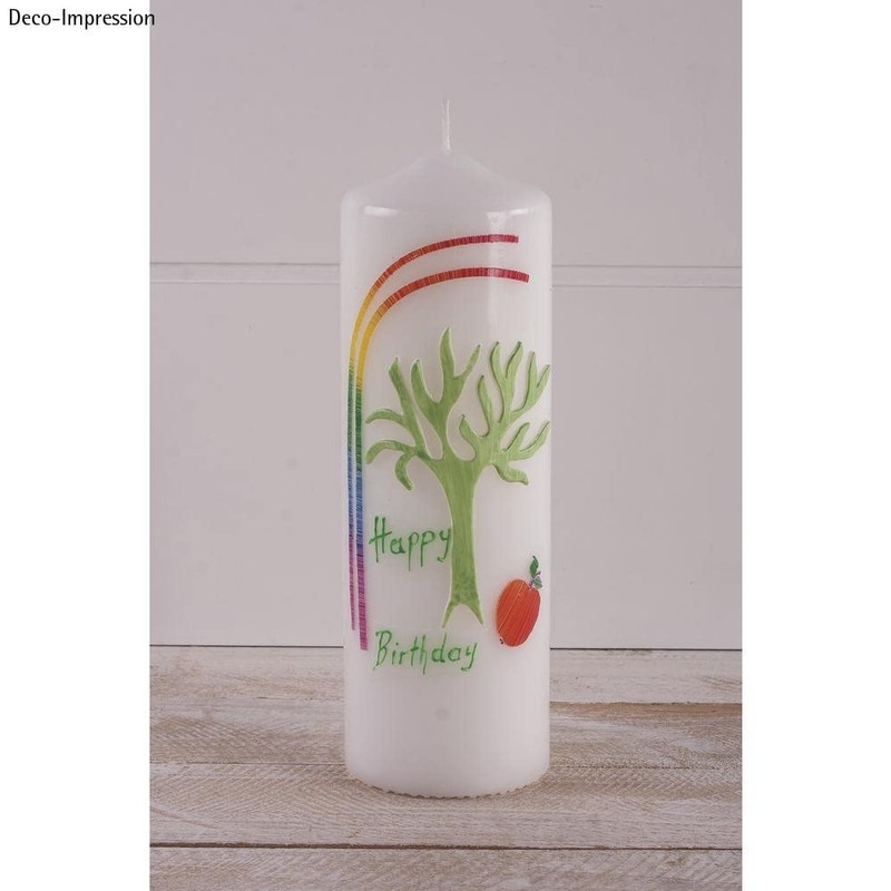 Rayher Wax Motif: Tree, Flat, Pearl, 8,5x11,5cm