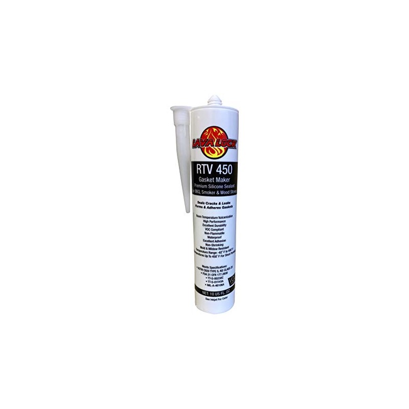 LavaLock RTV High Temp BBQ Smoker Sealer Gasket Adhesive 10