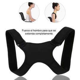 Corrector de Postura Ajustable, Faja Corrección de la Postura de Espalda Unitalla para Mujer Hombre y Adolescentes, Chaleco Corrector Postura Hombros,Cómodo, Transpirable y Fácil de Usar