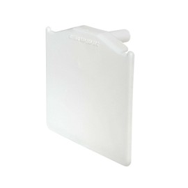 White End Cap for Exitex Capex Snap Down Glazing Bar on Lean-to Timber Rafter