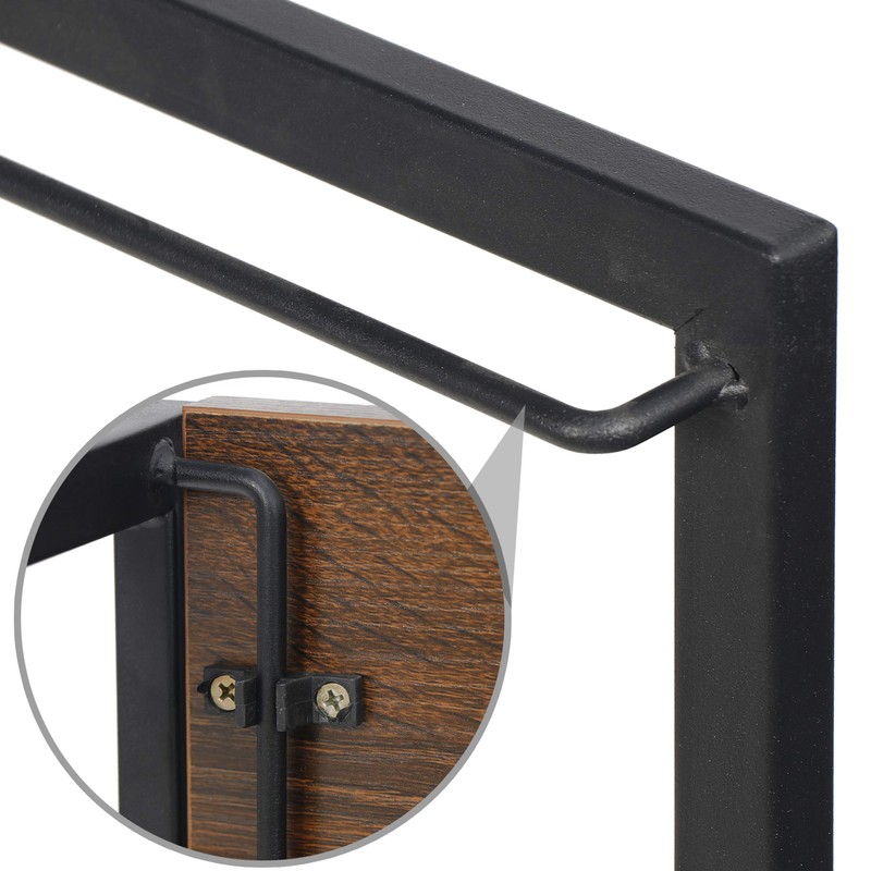 Saicool Folding Computer Desk 39" Writing Computer Desk Space Saving