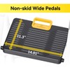 KINGRACK 3 Step Folding Ladder, 800lbs Capacity Step Stool with