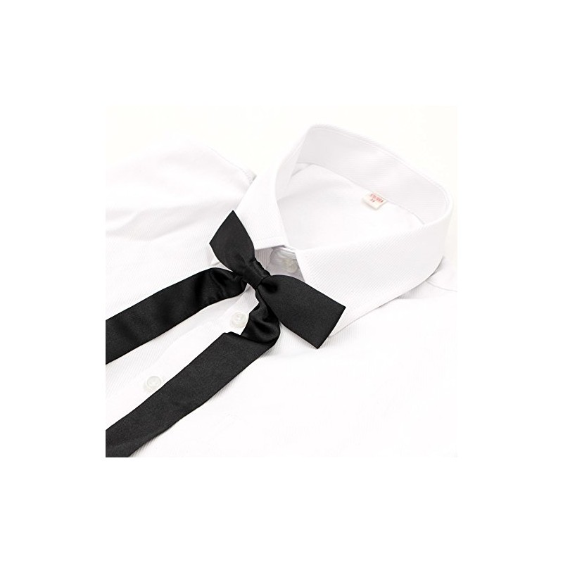 TieurTie Girls Bow Tie, Black, Stylish, Single Bow Tie, Juniors,