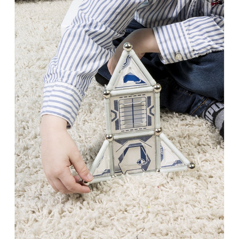 Geomag 332 Kids Panels Glow Space, 76-teilig