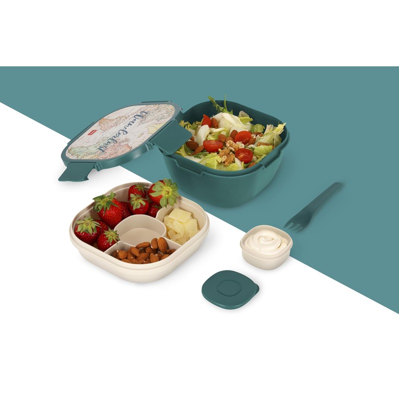 Legami - Lunch Box 1 Fork and 1 Spice Jar