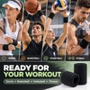 Sports Wrist Sweatbands for Workout – Soft Stretch Knit Sweat