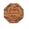 **Jerusalem Olive Wood Last Supper Wall Plaque - Handmade Olive
