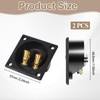 2 PCS Speaker Box Terminal Cup, 2.24" Subwoofer Box Terminal