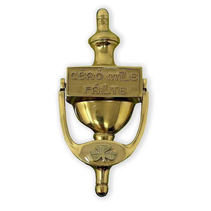 Exclusive Irish Front Door Knocker Shamrock - Cead Mile Failte