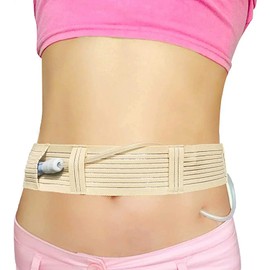 Pupreholomua Peritoneal Dialysis Belt, Conduit, Catheter, Tube, Holder, Protection, Fixed, Unisex, Belt (L, Beige)