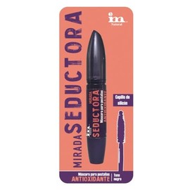 Rimel IM Natural Mirada Seductora color negro. Máscara para pestañas antioxidante con cepillo de silicón (13gr.)                                      