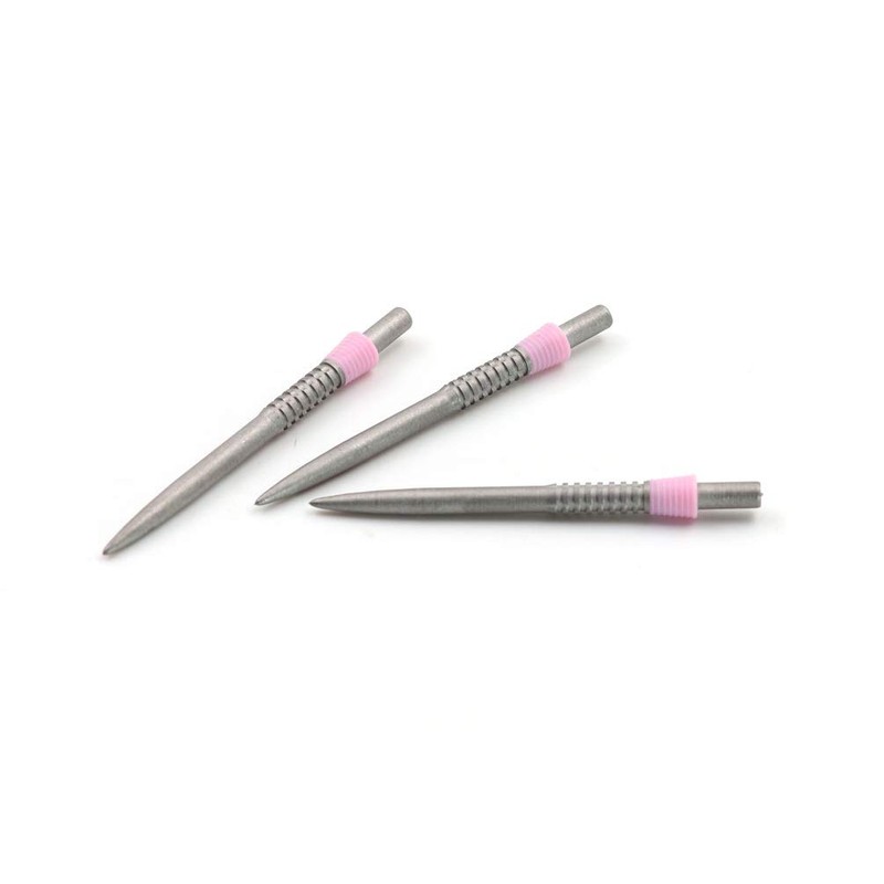 CUESOUL TOUCH POINT II Replacement Dart Steel Point,Steel Tips,Pack of