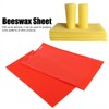 AUNMAS 2Pcs Beeswax Sheet, Beeswax Bee Honey Sheets for Honeycomb,