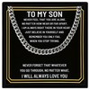 Gift for Son From Necklace For Son Cuban Chain for