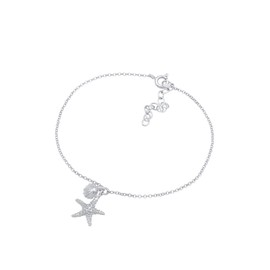 Elli Women's Starfish Shell Sea Maritime Summer Trend Bracelet in 925 Sterling Silver, Sterling Silver, None