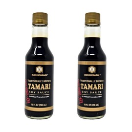 (Pack of 2) Tamari Soy Sauce, Traditionally Brewed, No Artificial Preservatives Added (10 oz Each)