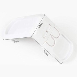 Child Safety Locks Baby Proof Cabinets, Easier Latch for Adults to Open. Secure Oven, Refrigerator, Toilet, Doors-White