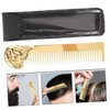 Outanaya Beard Grooming Comb for Men Double-sided Skull Design Hair
