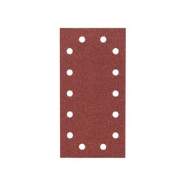 Bosch 2609256B22 Abrasive Sheets for Orbital Sanders 115 x 230 Self-Gripping System 14 Holes Grit Size 120 Pack of 10 Sheets
