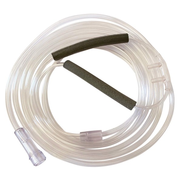 5-Pack Westmed #0553 Adult Soft Tipped Comfort Plus Cannula with EarMates Attached and 7' Kink Resistant Tubing