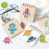 24 Sheets Alien Astronaut Make-A-Face Stickers Mix&Match Make Your Own