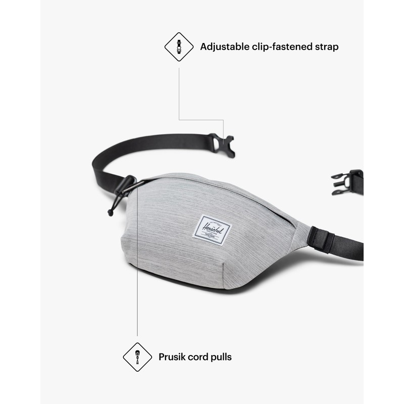 Herschel Supply Company Herschel Classic Hip Pack, Light Grey Crosshatch,