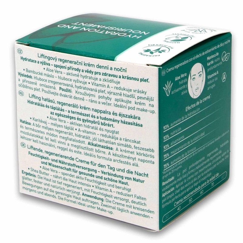 Regenerating and Lifting Day & Night cream with Aloe &